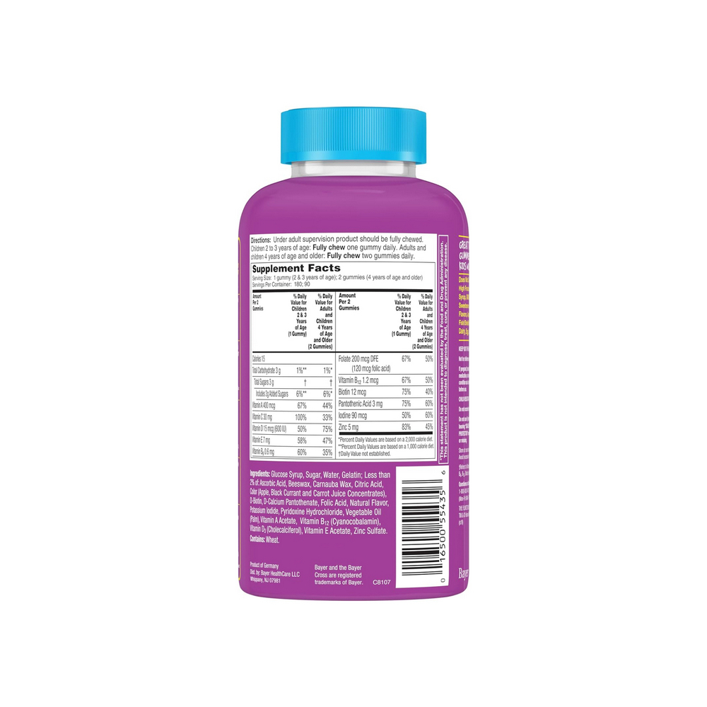 Suplemento multivitamínico para niños Flintstones (180 gomitas) - Miniatura 2