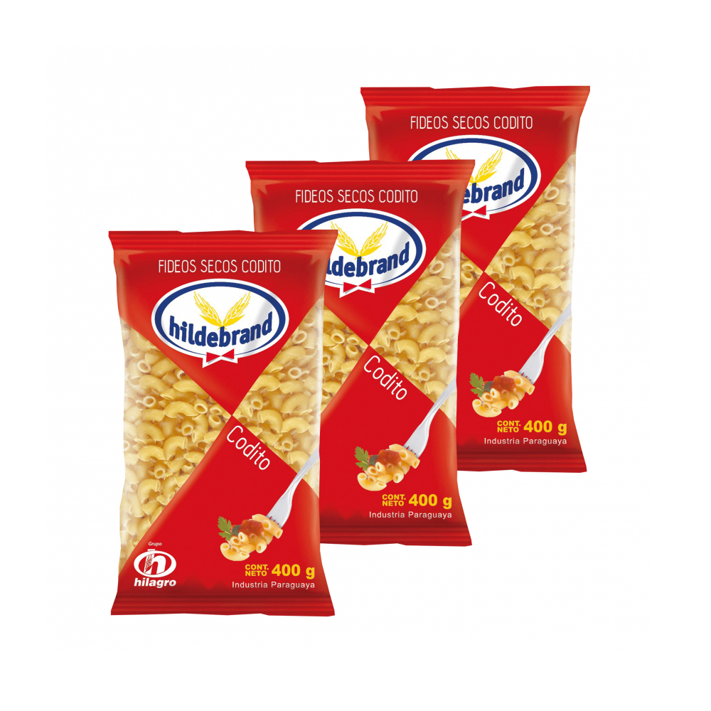 Pasta codito Hildebrand (3 x 400 g / 14.1 oz) | Supermarket23 es una ...