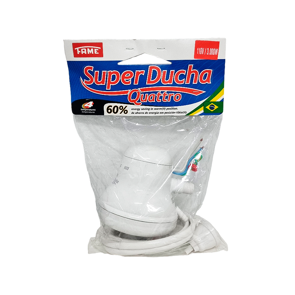 Ducha eléctrica modelo Super Ducha Quattro 4T Fame - Miniatura 2