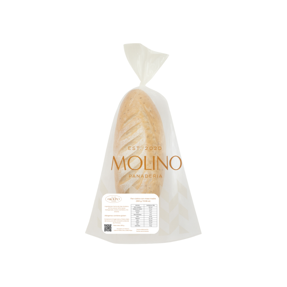 Pan rústico con masa madre El Molino (300 g / 10.58 oz) - Miniatura 2
