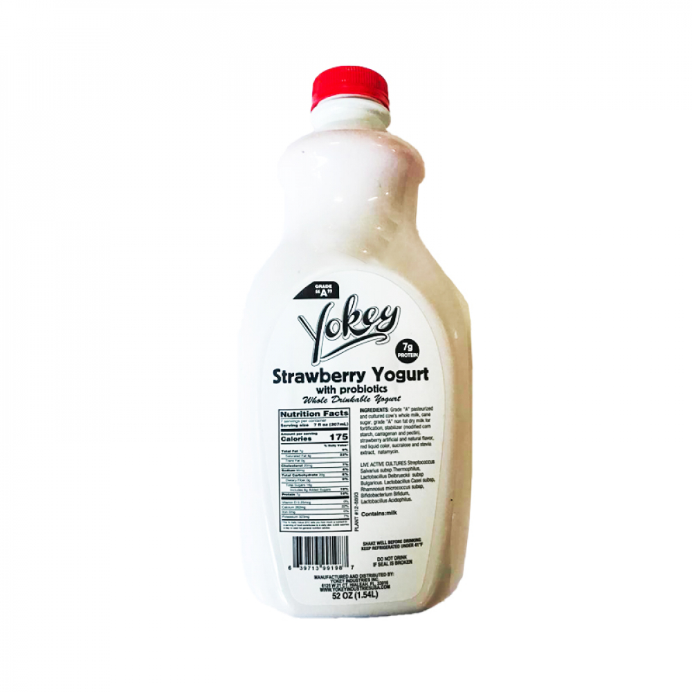 Yogurt de fresa con probióticos Yokey (1.54 L) - Miniatura 3