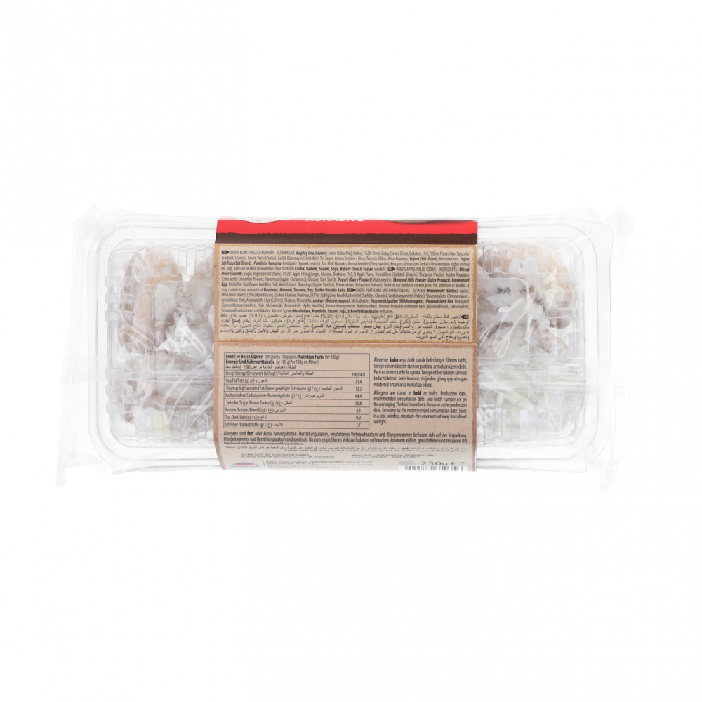 Galletas rellenas de manzana Onefis (230 g / 8.11 oz) - Miniatura 2