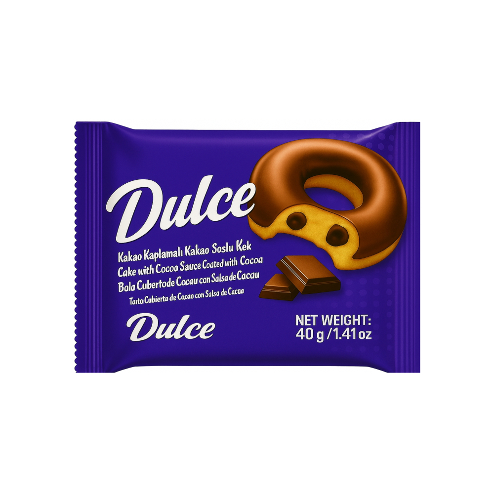 Dona cubierta de chocolate Dulce (24 x 40 g / 1.41 oz) - Miniatura 2