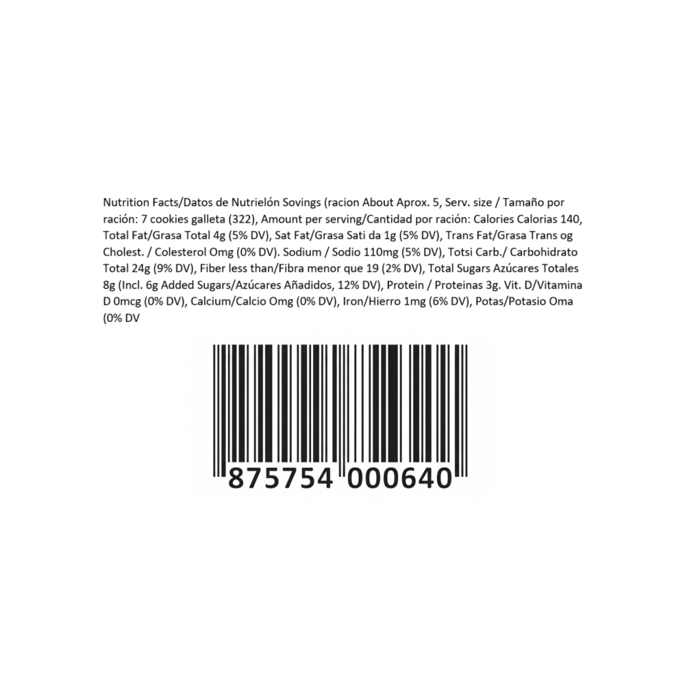 Galletas María Bauducco (170 g / 6.0 oz) - Miniatura 3