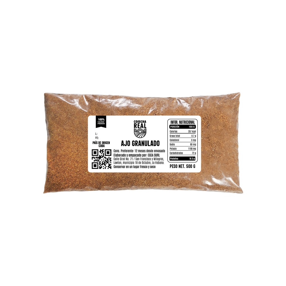 Ajo granulado Cosecha Real (500 g / 1.1 lb) - Miniatura 2