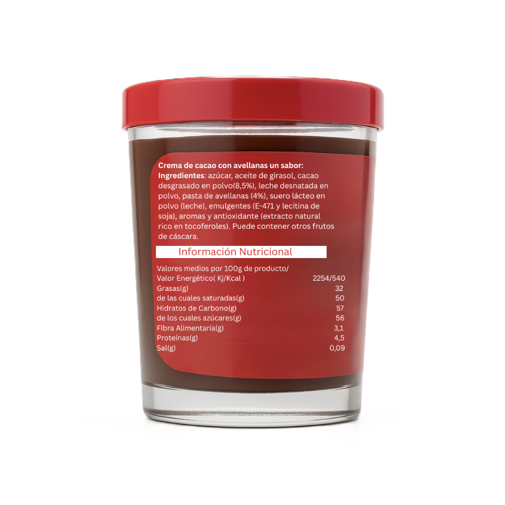 Crema al cacao con avellanas Vivó (210 g / 7.40 oz) - Miniatura 2