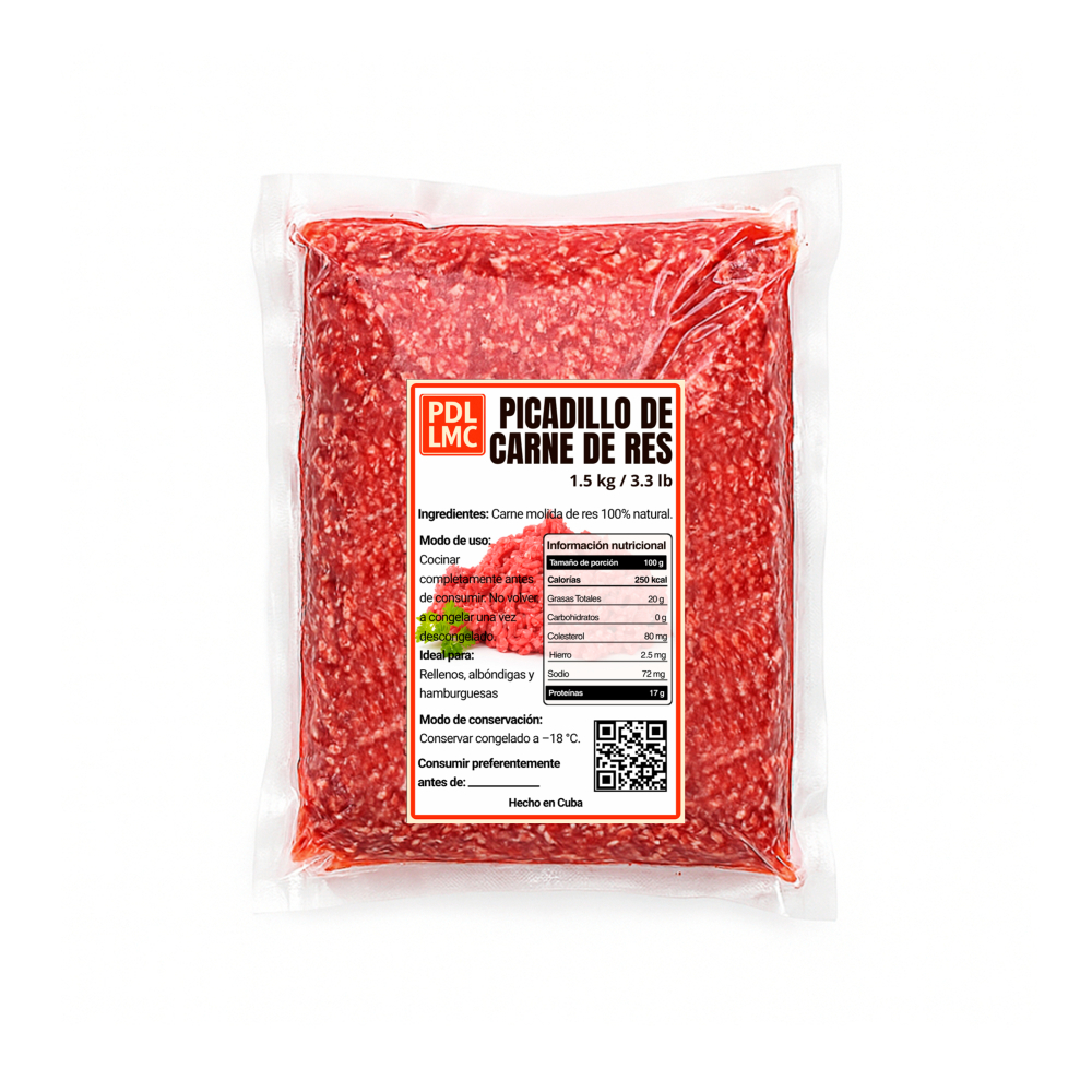 Picadillo de carne de res PDL LMC (1.5 kg / 3.3 lb) - Miniatura 2