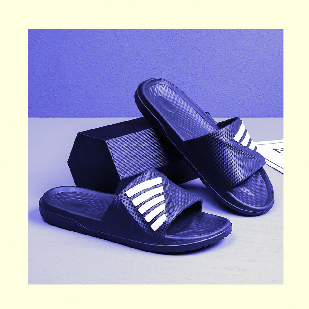 Chancleta de pala color azul para hombre Match (Talla 40) - Miniatura 2