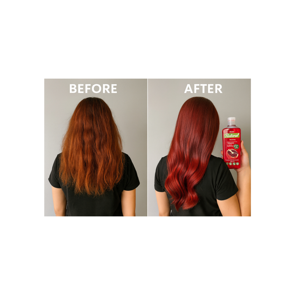 Champú para cabello teñido con extracto de granada Aroma Natural (400 ml) - Miniatura 4