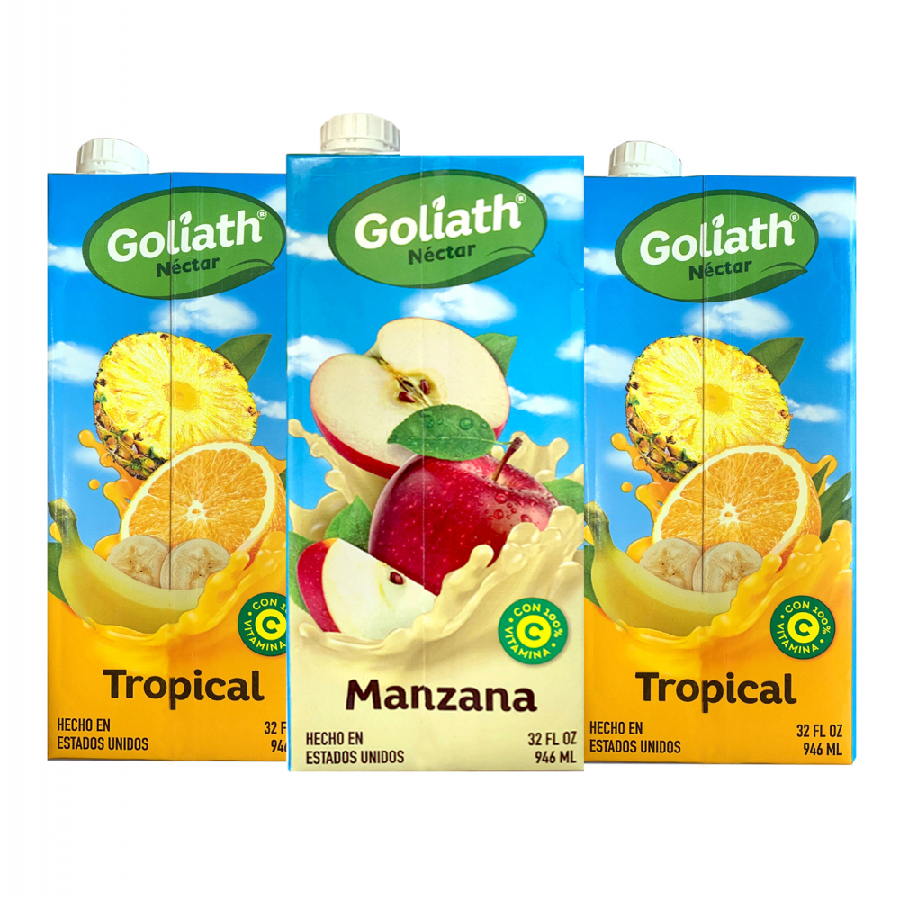 Api Manaza Jugos mixtos sabor a manzana + tropical Goliath | Supermarket 23 es una ...