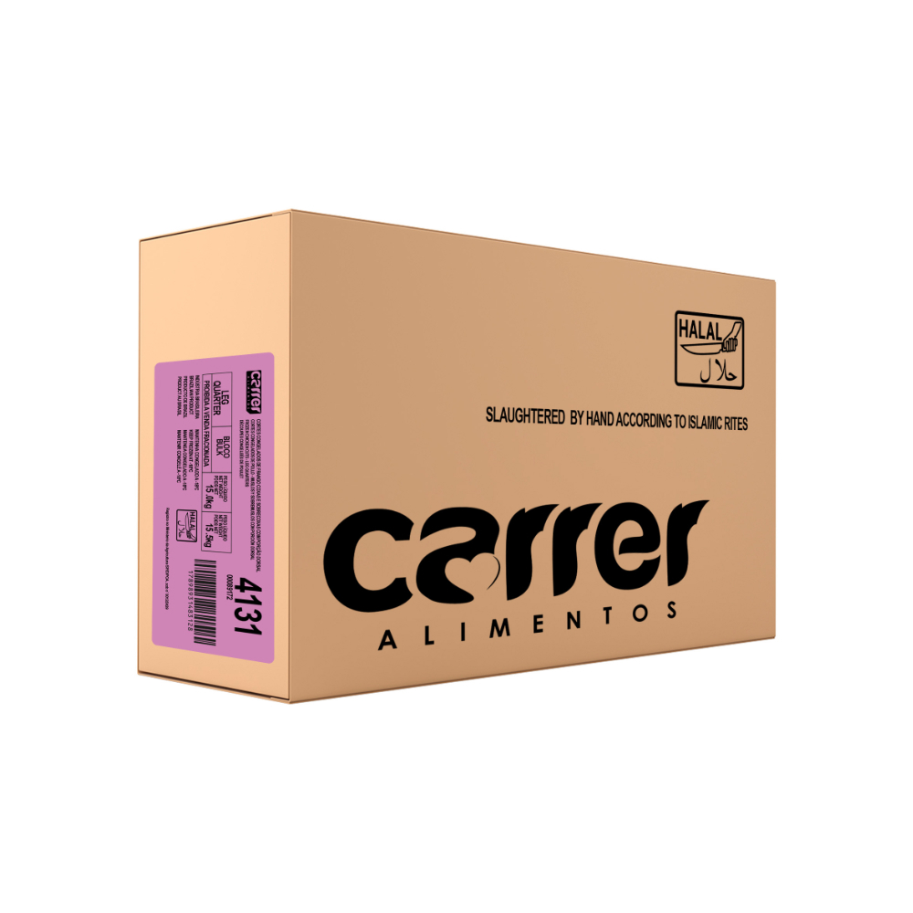 Caja de cuartos traseros de pollo Carrer (15 kg / 33 lb) - Miniatura 2