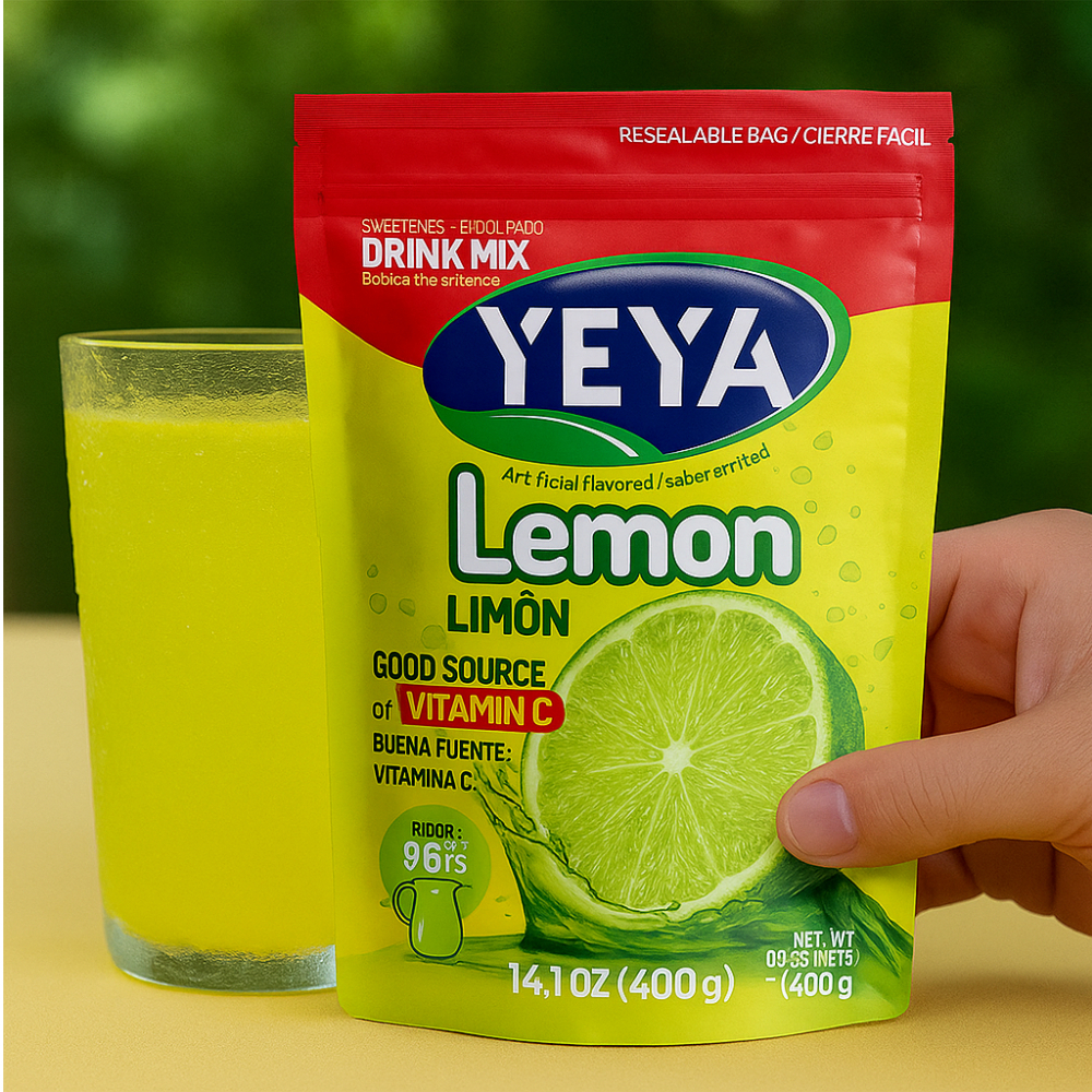 Refresco instantáneo sabor a limón YEYA (400 g / 14.1 oz) - Miniatura 4