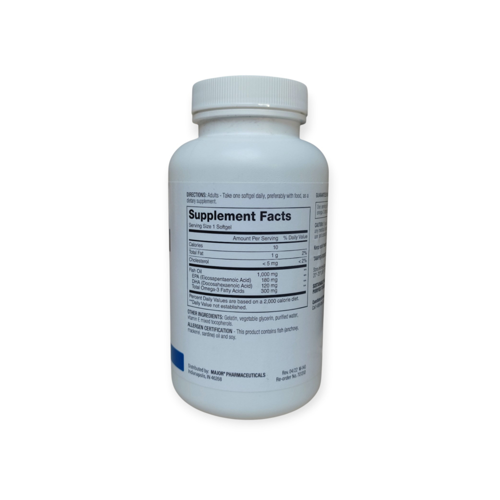 Aceite de pescado 1000 mg Major (100 cápsulas blandas) - Miniatura 3