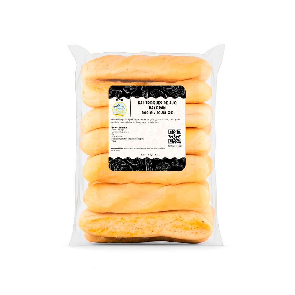 PakoPan No.12: Pan de bocadito + Palitroques de ajo - Miniatura 3