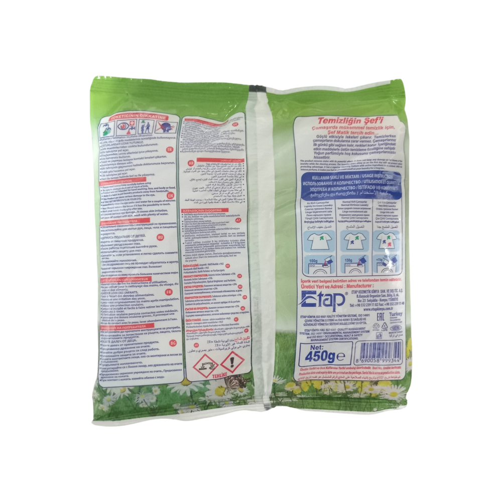 Detergente en polvo universal (4 x 450 g / 15.87 oz) - Miniatura 2