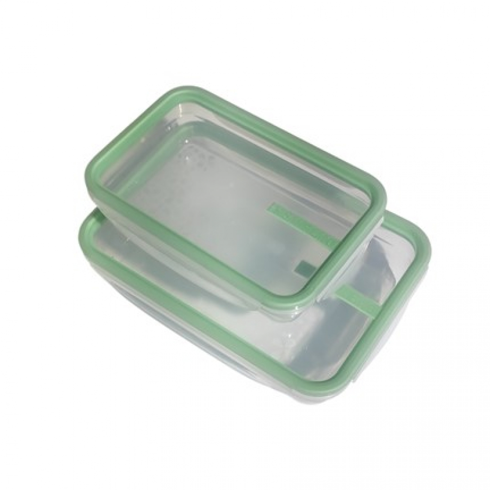 Juego de 2 pozuelos herméticos con trabas plásticas Sanremo - Miniatura 3