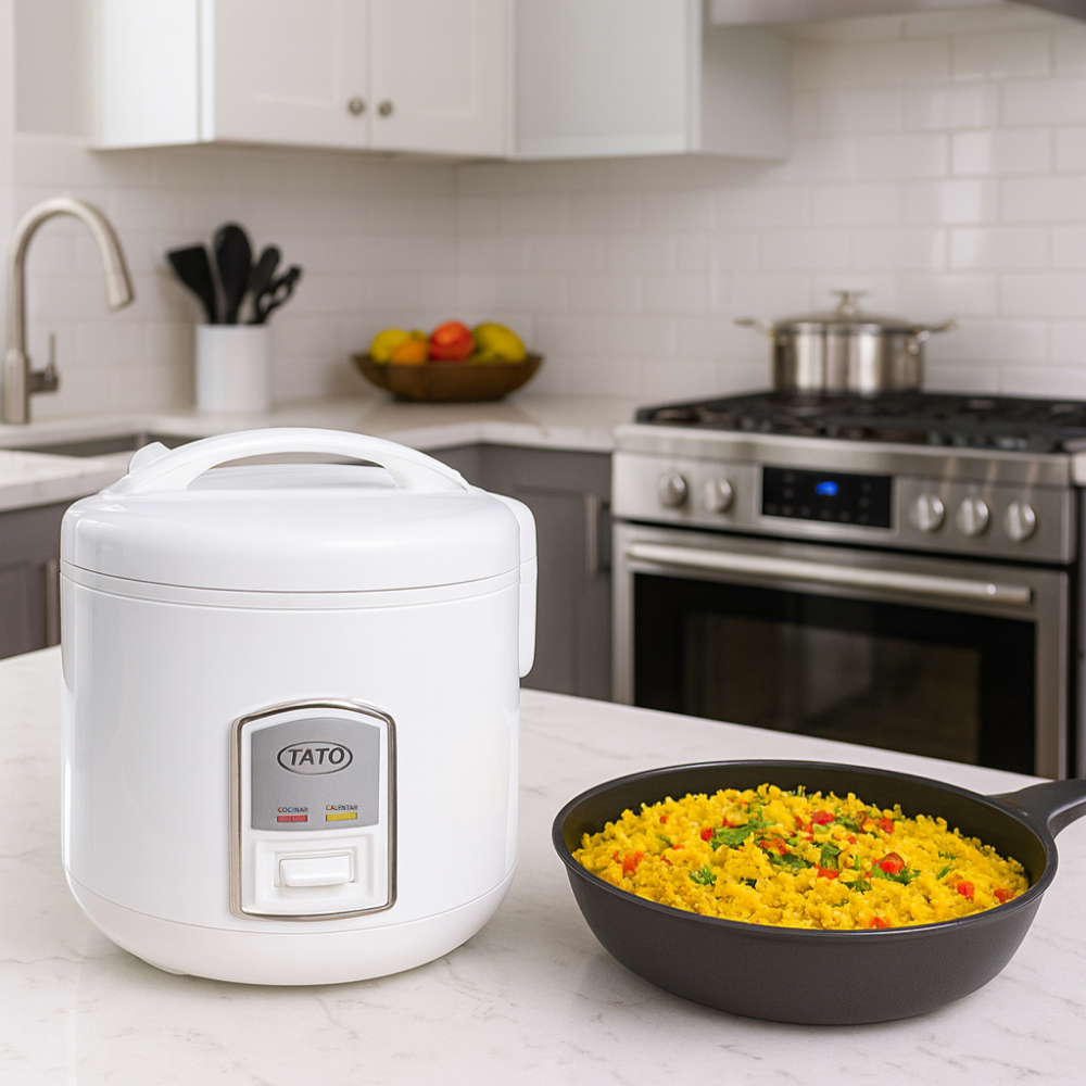 Olla reina a presión eléctrica de 5 L Tato VRC-50 + Olla arrocera eléctrica de 1.8L Tato VRC-18 - Miniatura 2