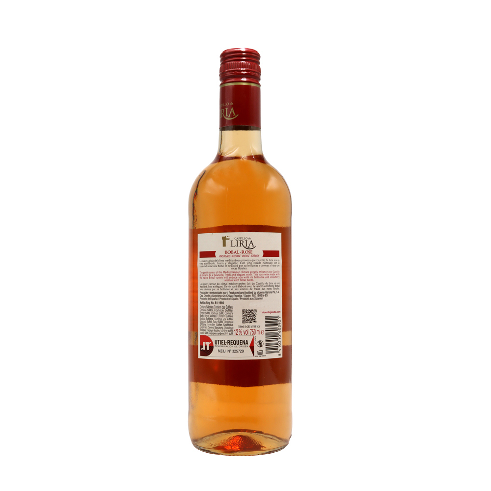 Vino rosado Bobal Castillo de Liria (750 ml) - Miniatura 3
