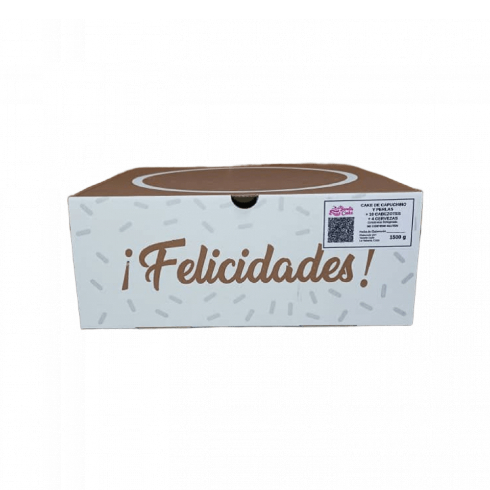 Cake de capuchino y perlas + 10 cabezotes + 4 cervezas - Miniatura 4