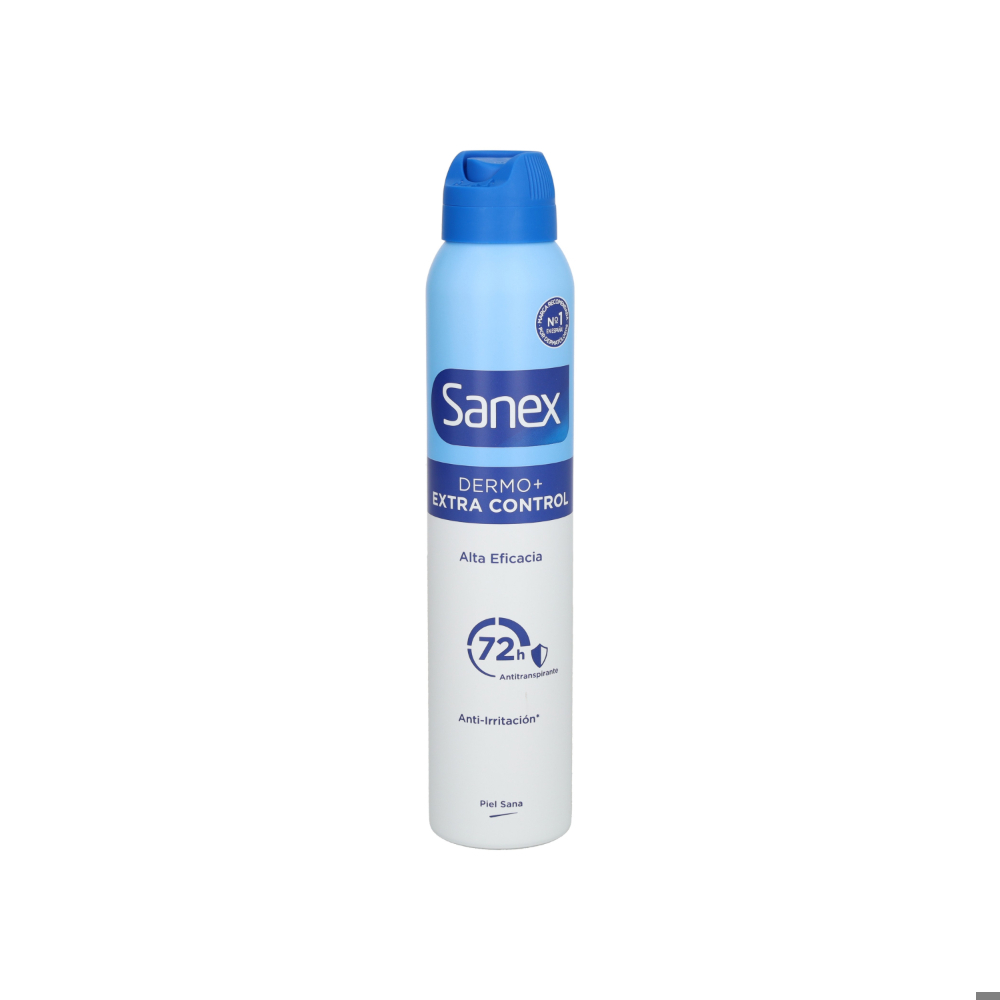 Desodorante en spray dermo + control extra Sanex (200 ml) - Imagen 1