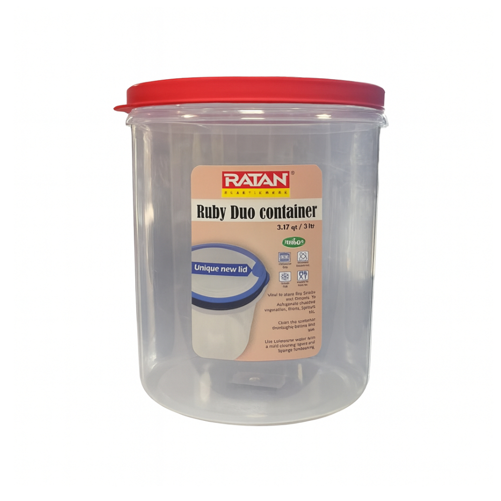Ruby Container Pozuelo Ruby Duo Container Ratan (3 L) | Supermarket23 es una Tienda ...