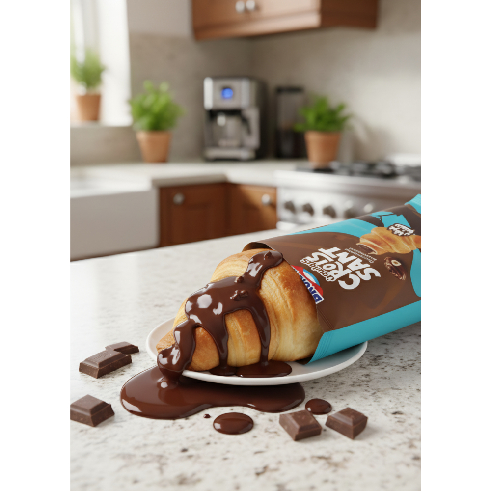 Croissant relleno de crema de chocolate Rich Bake (30 g / 1.06 oz) - Miniatura 4