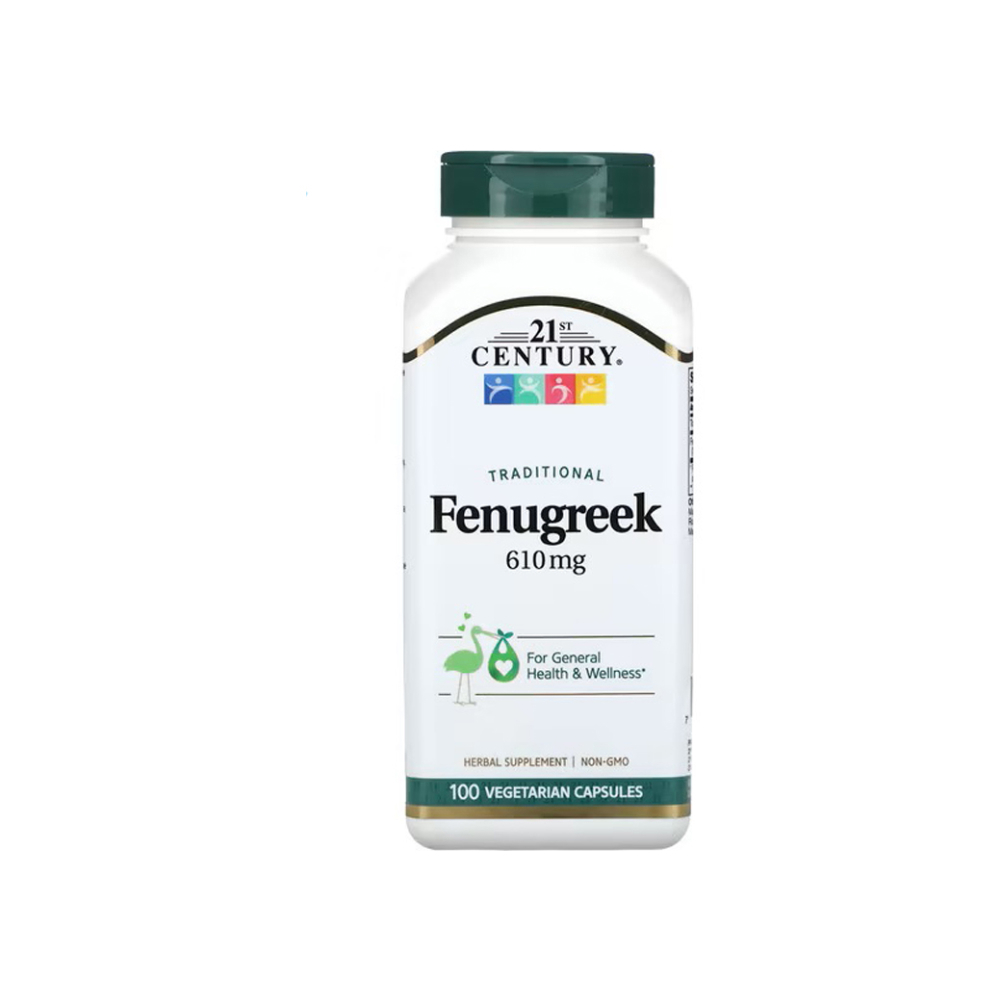 Suplemento herbario con fenogreco 610 mg Century (100 cápsulas) - Miniatura 3