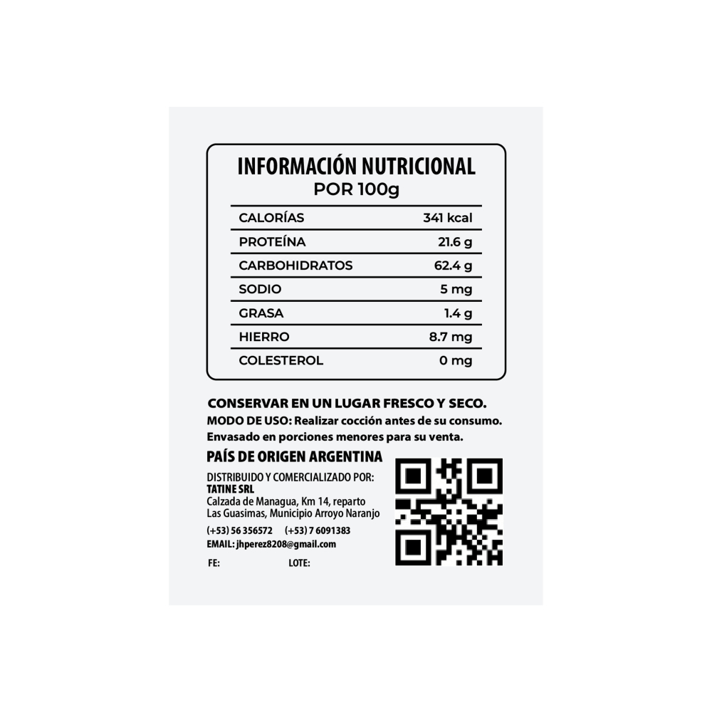 Frijoles negros Campo Vivo (3 x 2.26 kg / 5 lb) - Miniatura 4