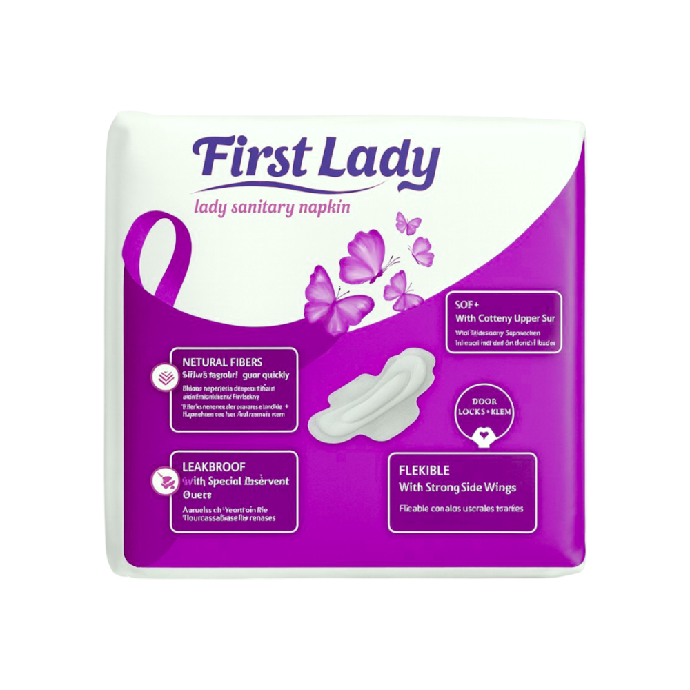 Toallas sanitarias largas con alas First Lady (8 U) - Miniatura 2