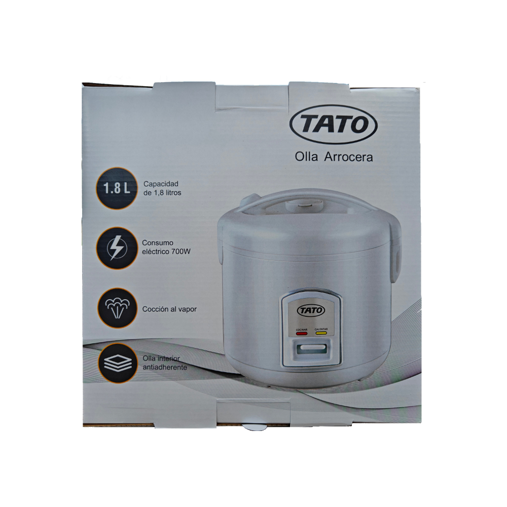 Olla arrocera eléctrica de 1.8L Tato VRC-18 - Miniatura 3