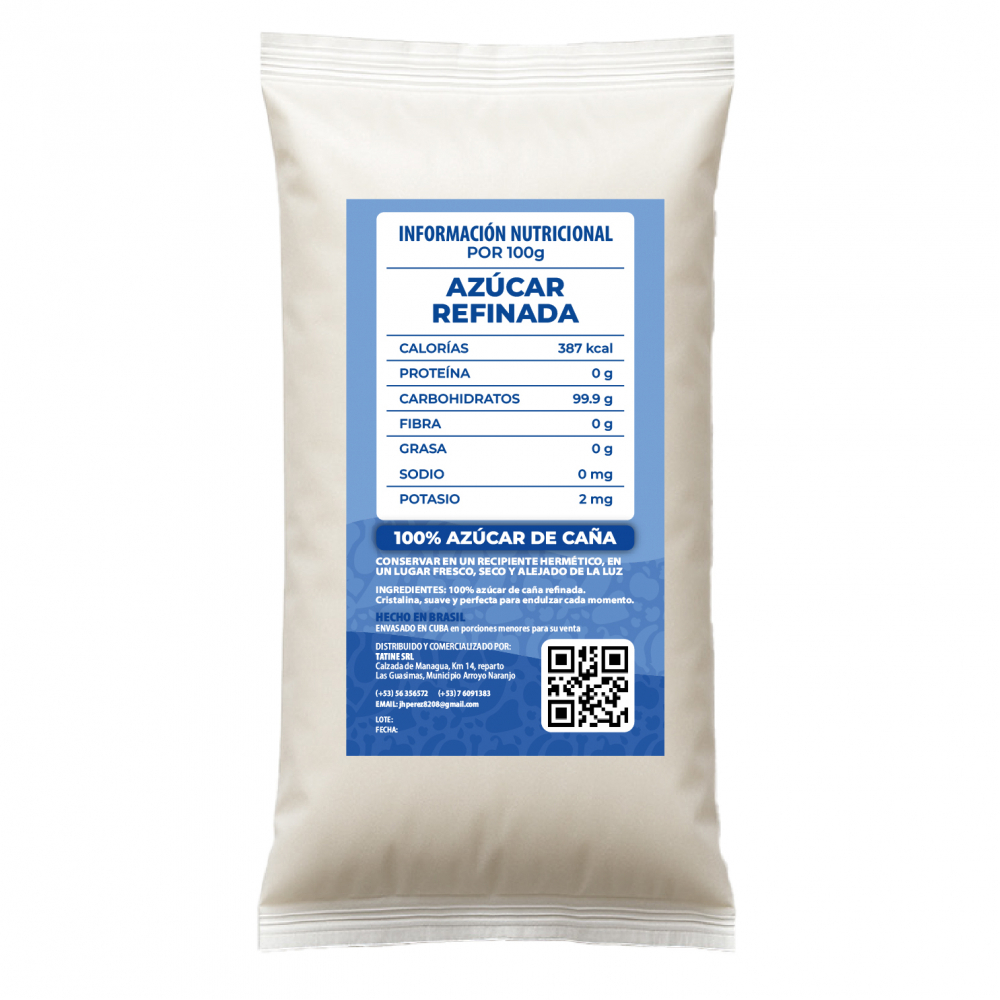 Azúcar blanca refinada Campo Vivo (500 g / 1.1 lb) - Miniatura 3