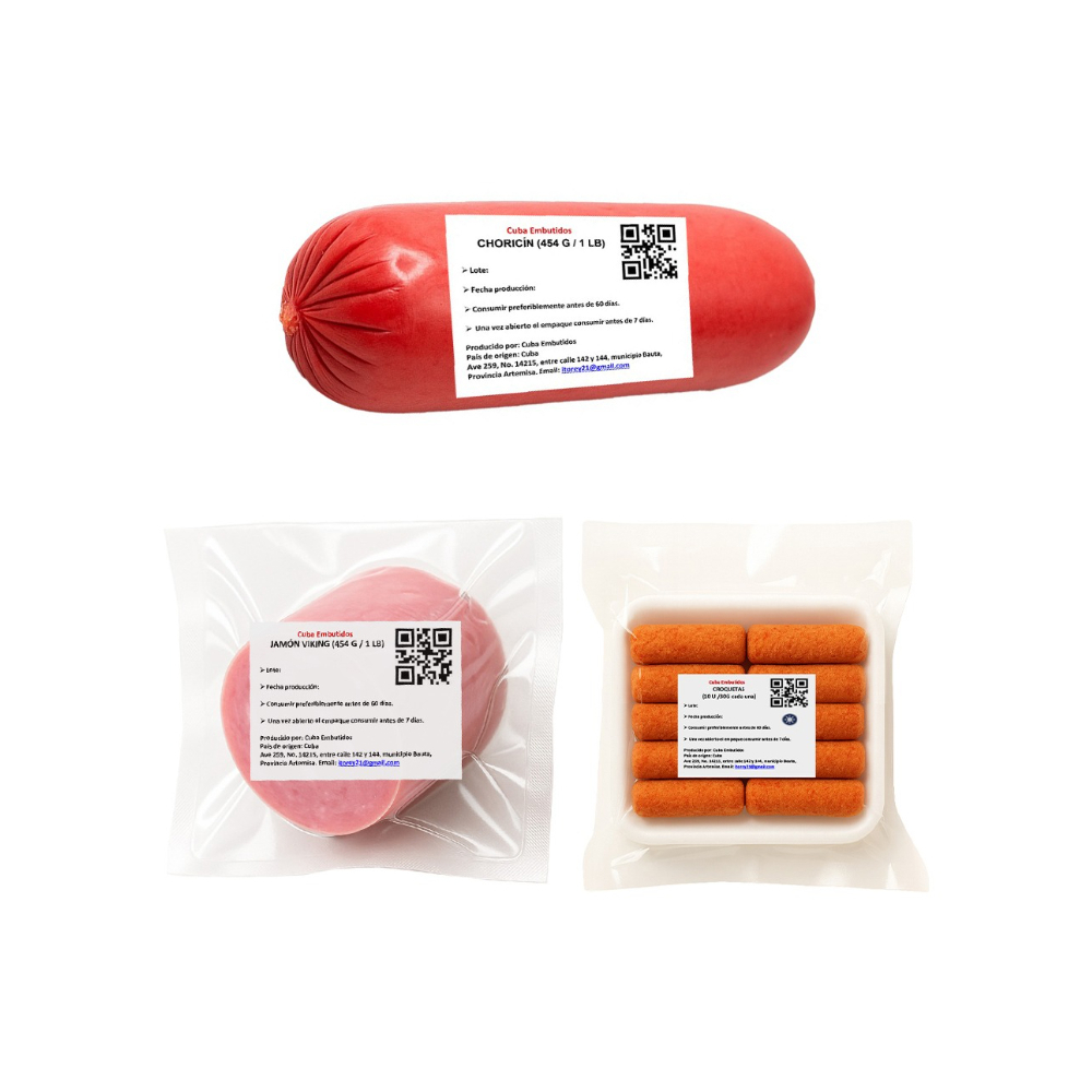 Jamón vicky + Choricin + Croquetas de jamón - Miniatura 2