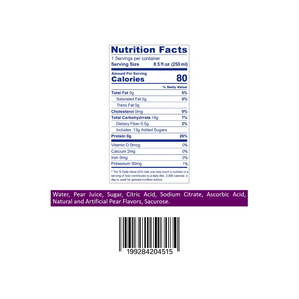 Néctar de fruta sabor pera Tropi Gusto (12 x 250 ml) - Miniatura 2