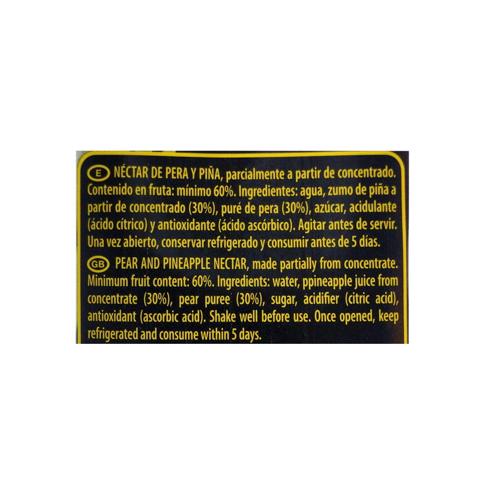 Néctar - jugo - de pera y piña Don Simon (1 L) - Miniatura 3