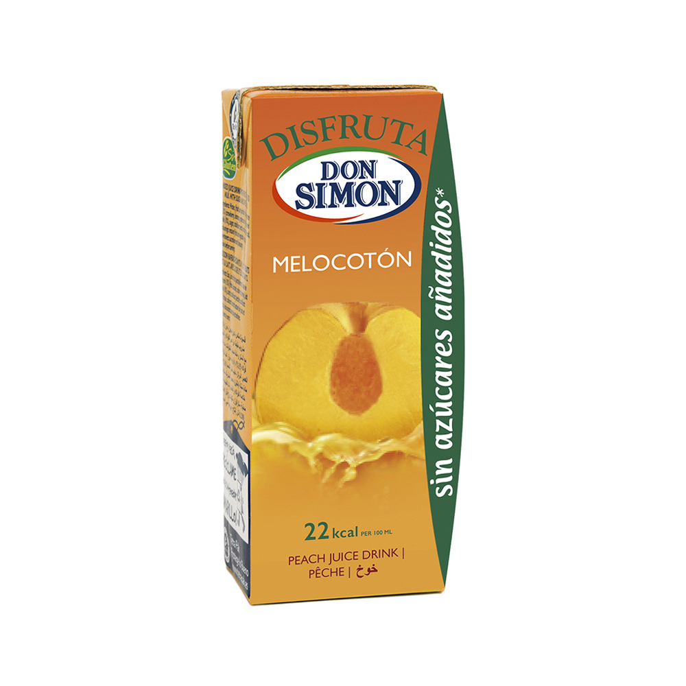 Zumo - jugo - de melocotón Disfruta Don Simon (30 x 200 ml) - Miniatura 2