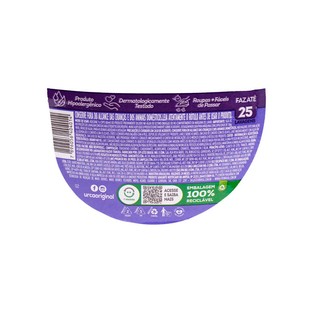 Suavizante de ropas lavanda Urca (2 L) - Miniatura 3