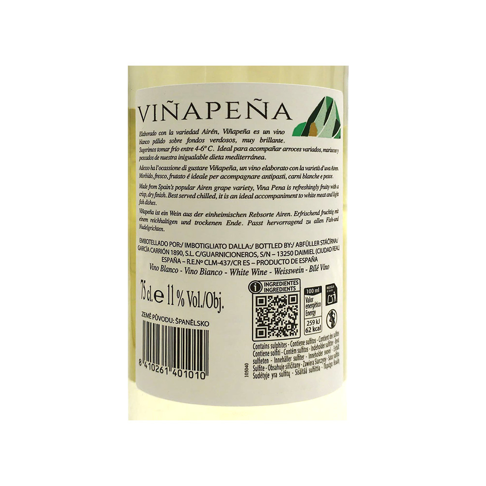 Vino blanco Airén Viñapeña (750 ml) - Miniatura 3