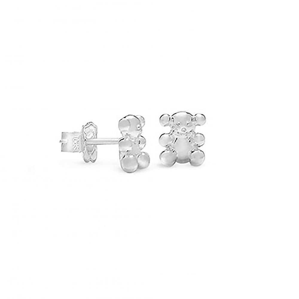 Tous Basics Aros Tous Bear Plata Pendientes Tous Bear De Plata