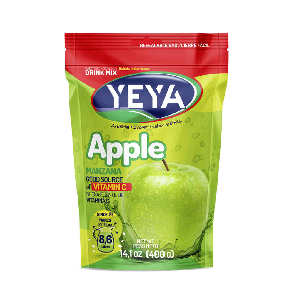 Refresco instantáneo sabor a manzana YEYA (400 g / 14.1 oz) - Miniatura 2