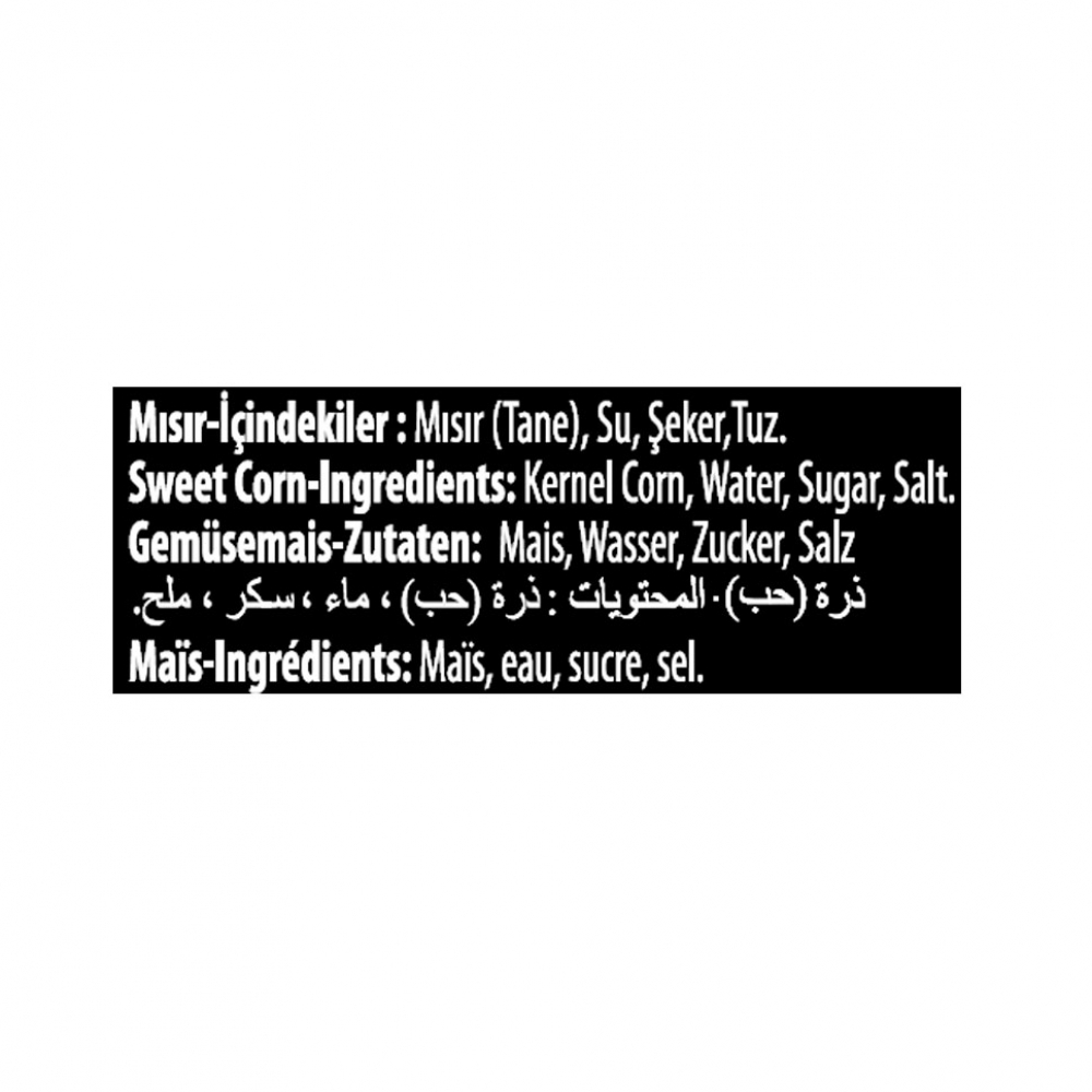 Maíz dulce en lata Burcu (600 g / 1.32 lb) - Miniatura 3