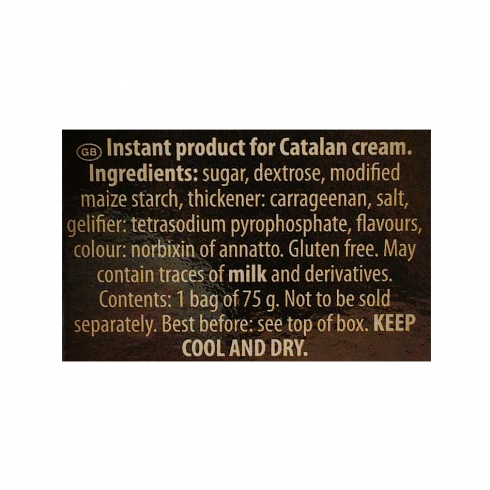 Producto instantáneo para preparar crema catalana Ristora (75 g / 2.64 oz) - Miniatura 3