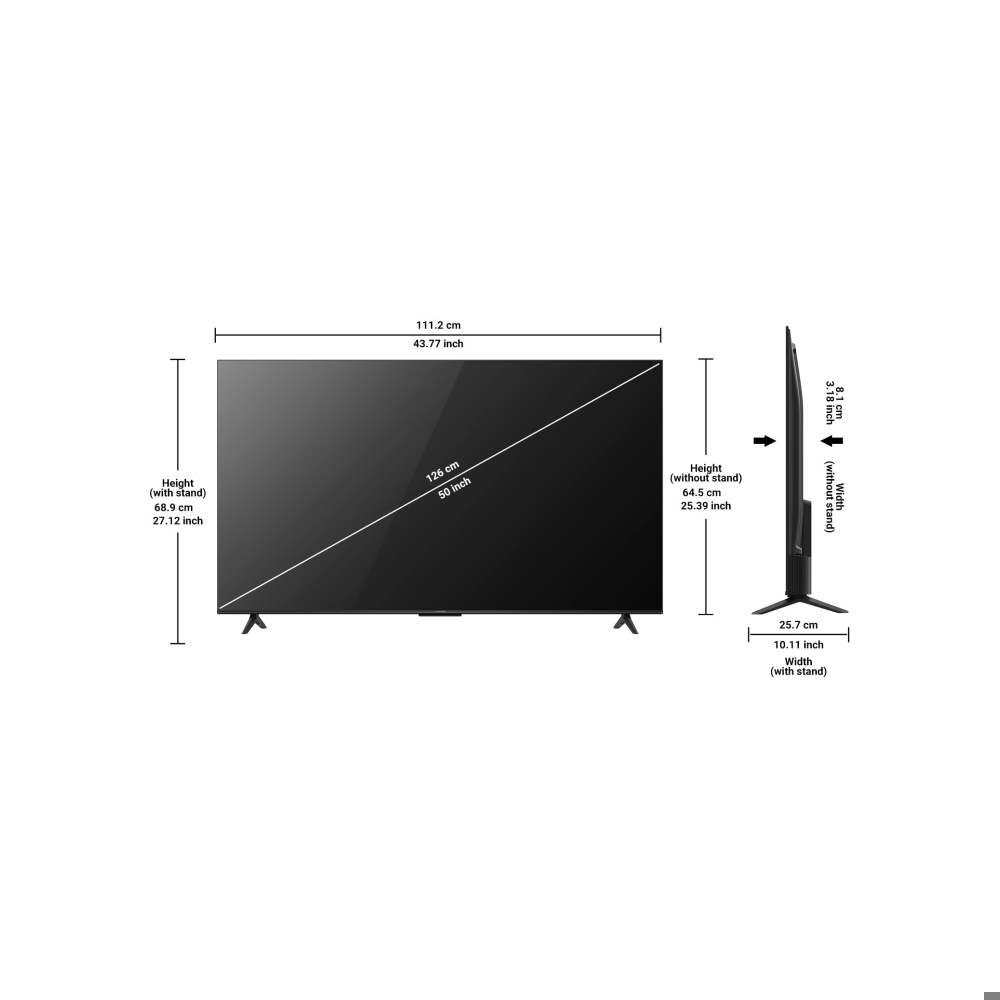 Televisor Smart TV de 50" 4K UHD TV iFFALCON iFF50U62 - Miniatura 3