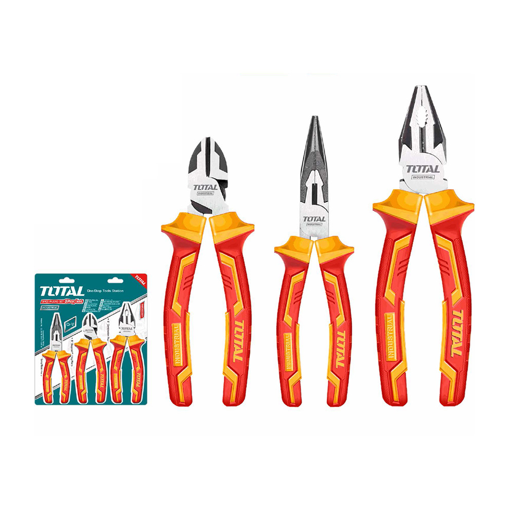 Juego de 3 alicates aislados THT2K0302 Total Tools - Miniatura 2