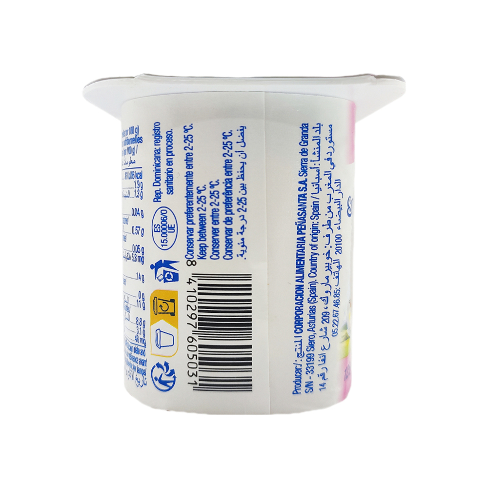 Yogur sabor fresa Asturiana (4 x 125 g / 4.4 oz) - Miniatura 4