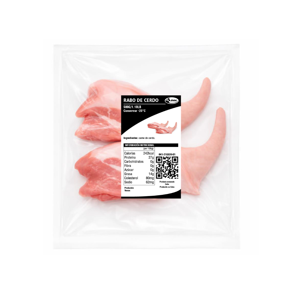 Rabo de cerdo Jimm (500 g / 1.10 lb) | Supermarket23 es una Tienda para ...