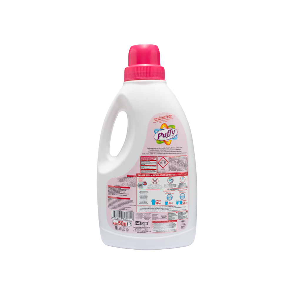 Detergente líquido multicolor para ropa Puffy (1500 ml) - Miniatura 3