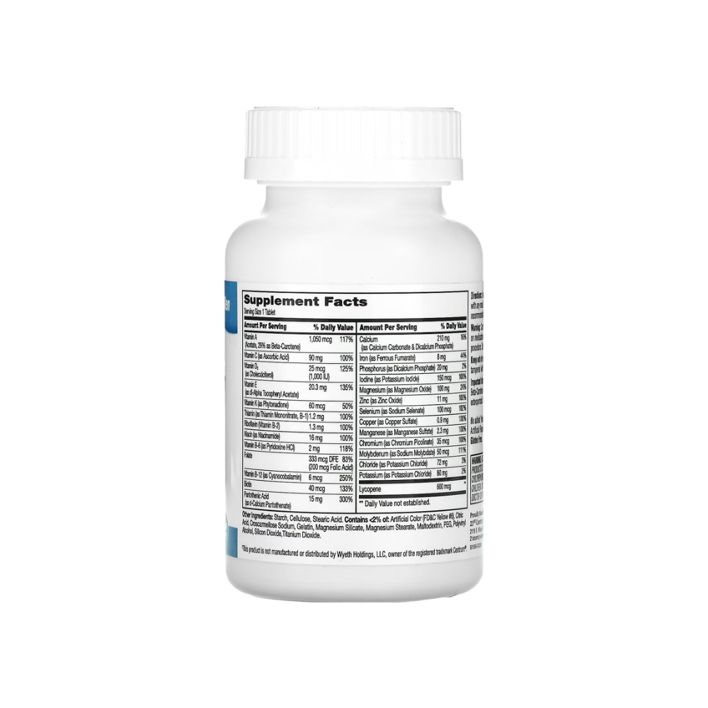 Suplemento multivitamínico y multimineral para hombres Sentry 21st Century (120 tabletas) - Miniatura 2