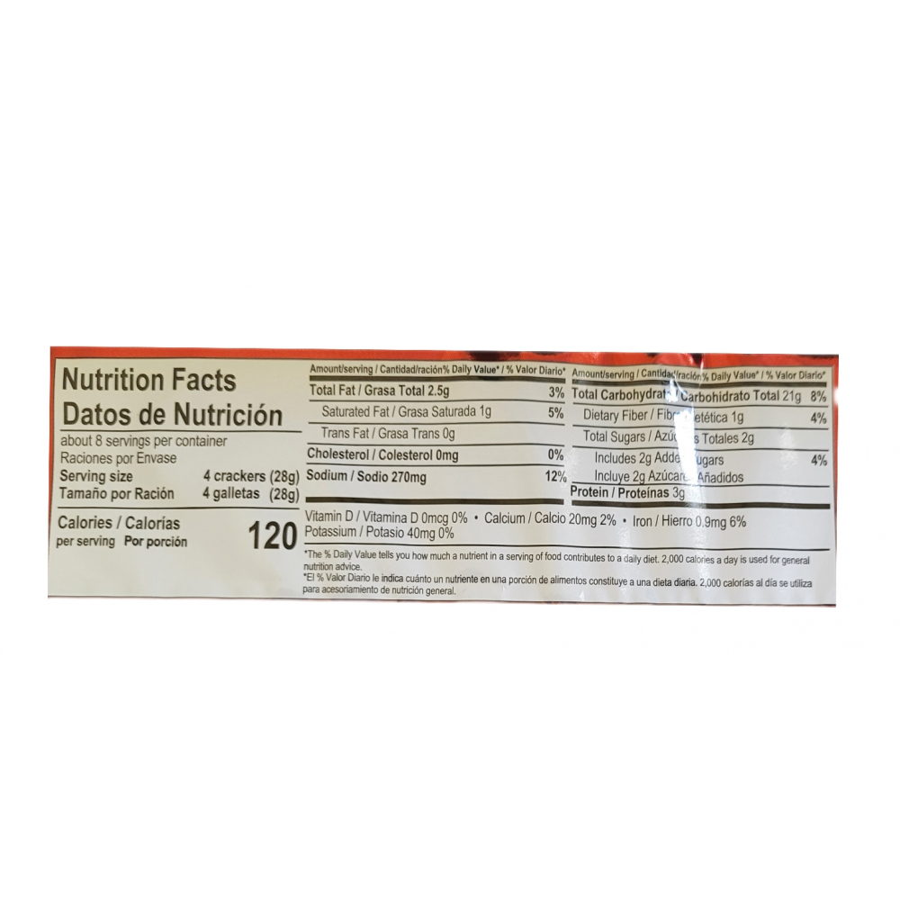 Galletas saladas tradicionales Saltines Goya (220 g / 7.76 oz) - Miniatura 2