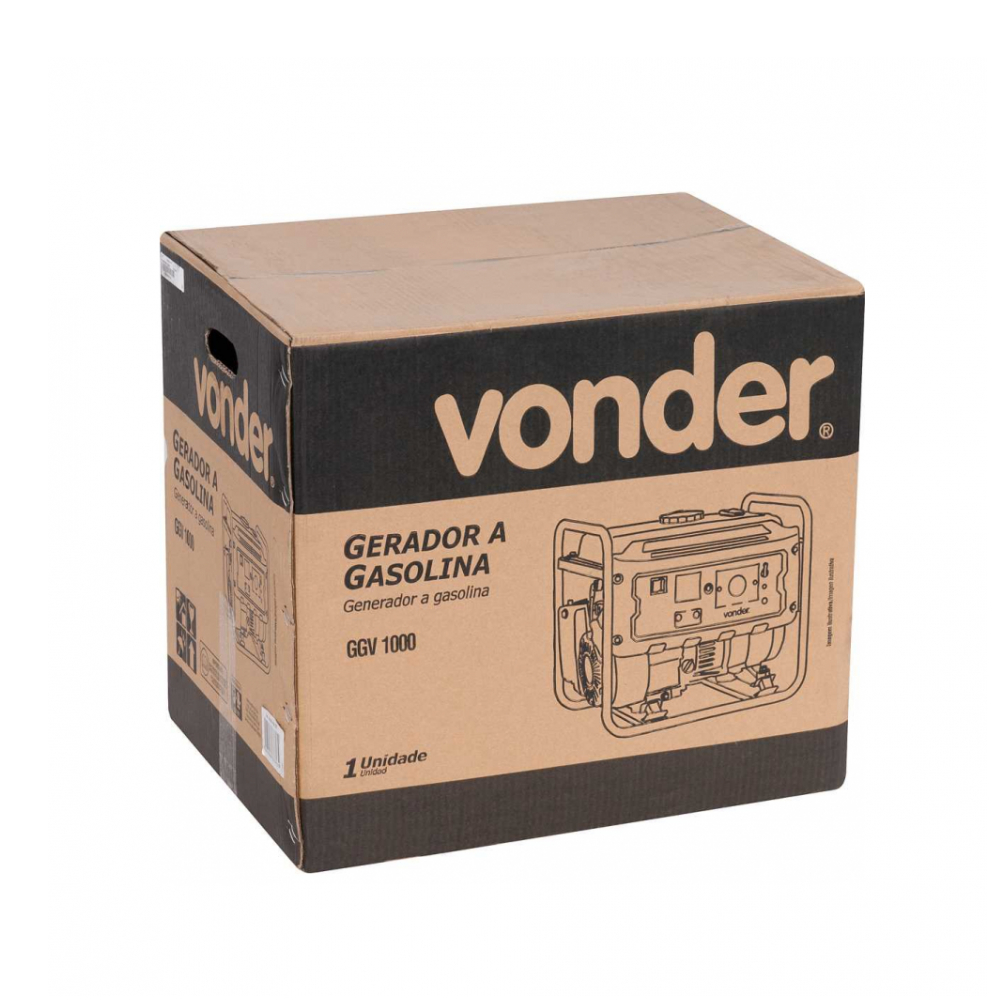 Generador eléctrico de gasolina de 1000 W Vonder + Servicio de puesta en marcha - Miniatura 4