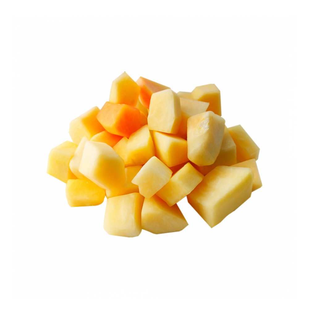 Trozos de frutabomba verde congelada Cosecha Real (1 kg / 2.2 lb) - Miniatura 2